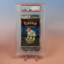 BOOSTER ENTEI POKEMON 2002 NEO REVELATION GERMAN PSA 7 - Image 1