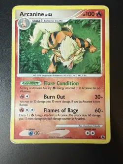 Arcanine - 1/111 - Pokemon Rising Rivals Holo Card - Image 1