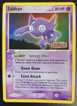 Sableye 22/108 Pokemon Power Keepers Reverse Holo HP - Image 1