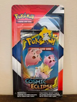 Pokemon TCG Cosmic Eclipse & Chilling Reign 2 Pack Blister w/ Jirachi Pin Sealed - Image 1