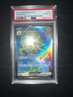 POKEMON PSA 10 SPIDOPS EX 243/198 SCARLATTO e VIOLETTO ITALIANO POP 2!🌏 - Image 5
