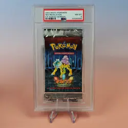 BOOSTER RAIKOU POKEMON 2002 NEO REVELATION GERMAN PSA 8 - Image 1
