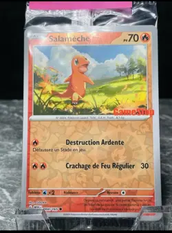 2x Pokemon TCG Salameche Charmander French 004/165 Sealed GameStop Stamped Promo - Image 1