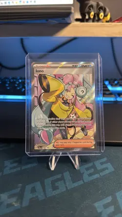 Pokemon TCG Iono 254/193 Paldea Evolved Full Art Ultra Holo - Image 1