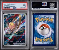 POKEMON PSA 9 TOEDSCOOL ILLUSTRATION RARE 201/198 SCARLATTO E VIOLETTO ITALIANO - Image 3