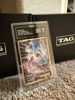 Pokemon TCG Mewtwo EX (Full Art) 103/108 Evolutions Ultra Rare Holo TAG Grade 9 - Image 5