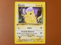 Pikachu 58/102 Base Set 1st Edition WoTC Pokemon TCG Italian - NM 1999 - Image 1