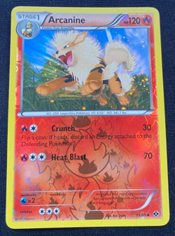 Arcanine Uncommon Reverse Holo Next Destinies 13/99 Pokemon TCG LP - Image 1