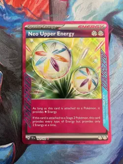 Pokemon TCG Neo Upper Energy 162/162 Temporal Forces Ace Spec Energy Card - Image 1