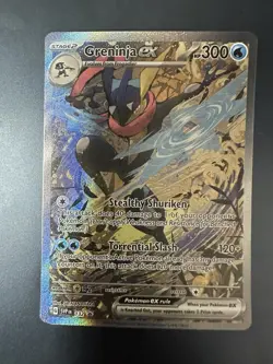 Greninja EX SVP 132 Shrouded Fable Promo Illustration Pokemon Cards TCG NM - Image 1