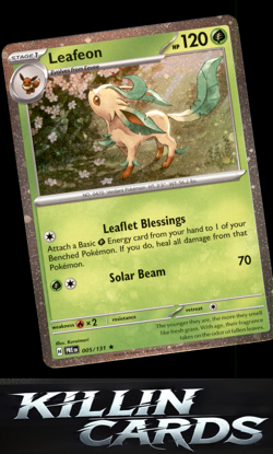 Leafeon - 005/131 (Cosmos Holo) 005/131 Pokemon Rare Miscellaneous Cards & Produ - Image 1