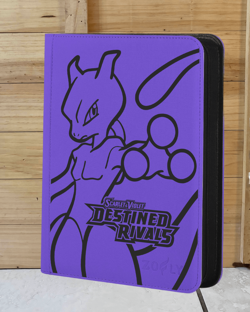 Pokemon Laser Engraved Binder Destined Rivals Master Set (Made To Order) - Image 1