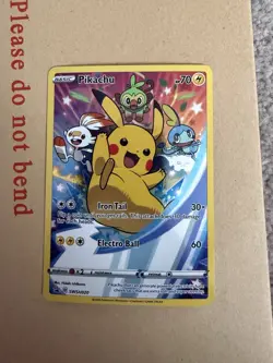 Pokemon TCG Pikachu SWSH020 Black Star Promo NM/M - Image 1