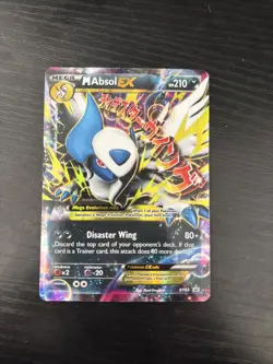 Pokemon TCG M Absol EX XY63 Black Star Promo Holo Ultra Rare Card - Image 1