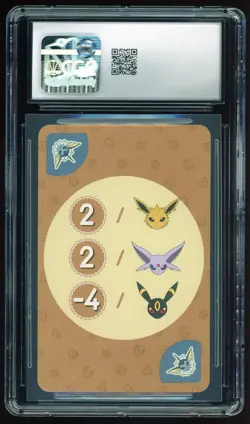 Vaporeon Pokemon Playing Cards 2019 Kor Point Salad Eevee Edition CGC Gem 10 - Image 2
