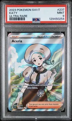 POKEMON PSA 9 ACERIA ULTRA RARE 237/198 SCARLATTO E VIOLETTO ITALIANO POP 1!🌎 - Image 1