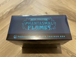 Sealed Pokemon Center ETB Phantasmal Flames Mega Evolution Elite Trainer Box TCG - Image 5