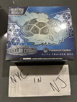 Pokemon TCG: Stellar Crown Pokemon Center Elite Trainer Box ETB SEALED - Image 1