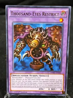 Yu-Gi-Oh! Thousand-Eyes Restrict DPRP-EN046 Super Rare MP - Image 1