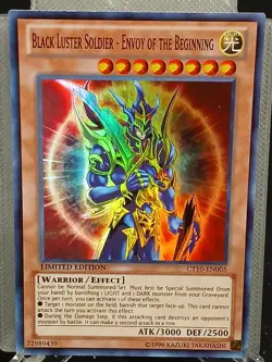 Yu-Gi-Oh! Black Luster Soldier - Envoy of the Beginning CT10-EN005 SR MP - Image 1