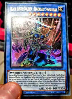 Yu-Gi-Oh! Ultimate Rare Style Black Luster Soldier - Legendary Swordsman - Image 1