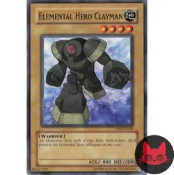 Yugioh Elemental HERO Clayman YSD-EN009 Common LP - Image 1
