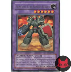 Yugioh Elemental HERO Rampart Blaster DP1-EN012 Rare LP - Image 1