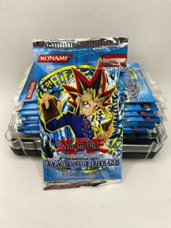 Yugioh Legends of Blue Eyes 1st edition HEAVY Booster Pack LOB 2002 (Pt) - Image 1