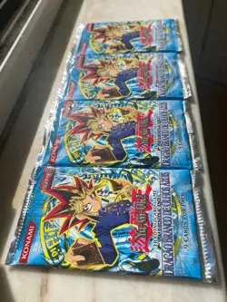 YuGiOh Legend of Blue-Eyes White Dragon 1st Ed Booster Packs x4 Sealed (PT) 728192490040 - Image 2