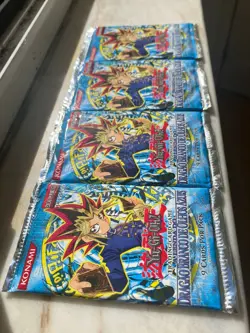 YuGiOh Legend of Blue-Eyes White Dragon 1st Ed Booster Packs x4 Sealed (PT) 728192490040 - Image 3