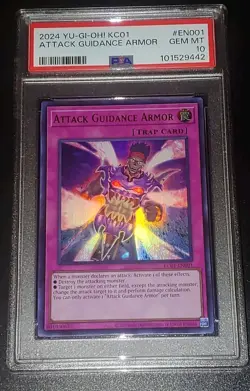 YU-GI-OH! Attack Guidance Armor KC01 PSA 10 Kaiba Briefcase - Image 1