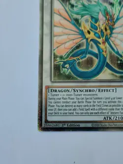 YuGiOh Ancient Fairy Dragon RA01-EN030 Quarter Century Secret Rare 1st edition - Image 4