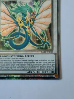 YuGiOh Ancient Fairy Dragon RA01-EN030 Quarter Century Secret Rare 1st edition - Image 5