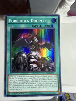 Yugioh Forbidden Droplet RA01-EN064 Super Rare 1st Edition NM - Image 3