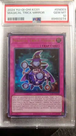 YU-GI-OH! Magical Trick Mirror KC01 Psa 10 Kaiba 25th Anniversary - Image 1