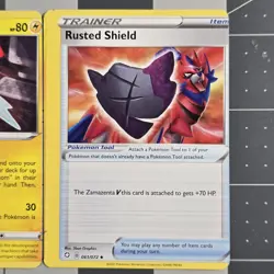 Rotom Connecting Miscut Error Pokemon Card Shining Fates Rusted Shield Near Mint - Image 3