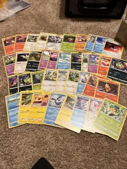 Pokemon Darkness Ablaze Lot (35+ Cards) - All Unique Commons And Uncommons 🔥 - Image 1