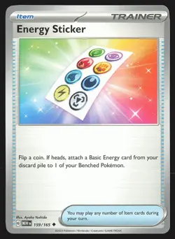SV: Scarlet & Violet 151 Energy Sticker #159/165 Uncommon Pokemon Card - Image 1