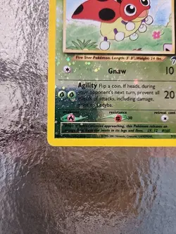 Pokemon TCG Ledyba 07/18 Southern Islands Reverse Holo Card NM - Image 5