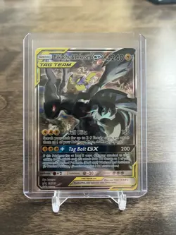 Pokemon Pikachu & Zekrom GX Black Star Promo TCG Card Full Art SM168 - Image 1