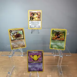 Lot of (4) Pokemon Team Rockets 1st Edition Cards ( Heavily Played) See Photos - Image 1
