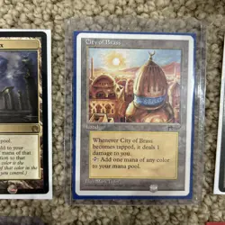 MTG Magic the Gathering Cards W/ Case Nykthos Shrine City Of Brass Aethrrflux - Image 3