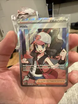 Pokemon TCG Hilda Full Art Trainer White Flare English Card 164/086 - Image 1