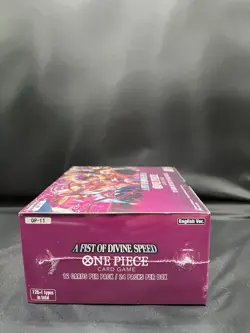 One Piece Card Game A FIST OF DIVINE SPEED OP11 Booster Box English SEALED - Image 4