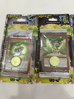 UFO 1st Edition MetaZoo TCG 5 Blister Pack Bundle All Promo Cards + Fan Art 2022 - Image 2