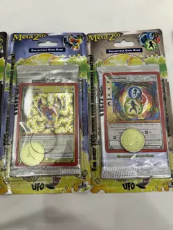 UFO 1st Edition MetaZoo TCG 5 Blister Pack Bundle All Promo Cards + Fan Art 2022 - Image 3