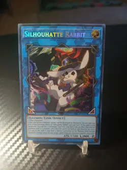 Yugioh Yu-Gi-Oh! Silhouhatte Rabbit INFO-EN052 1st edition Secret Rare Card NM - Image 1