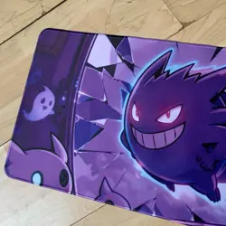 Gengar Rubber Playmat Play Mat Bat For Tcg Trading Card Game Pokemon Mouse Pad - Image 2