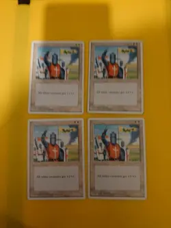 MTG Crusade BANNED eNCHANTMENT Regular Rare - Old Vintage 4 card playset - Image 1