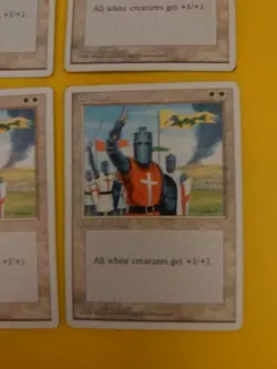 MTG Crusade BANNED eNCHANTMENT Regular Rare - Old Vintage 4 card playset - Image 2